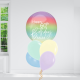 Personalised Birthday Helium Balloon Set