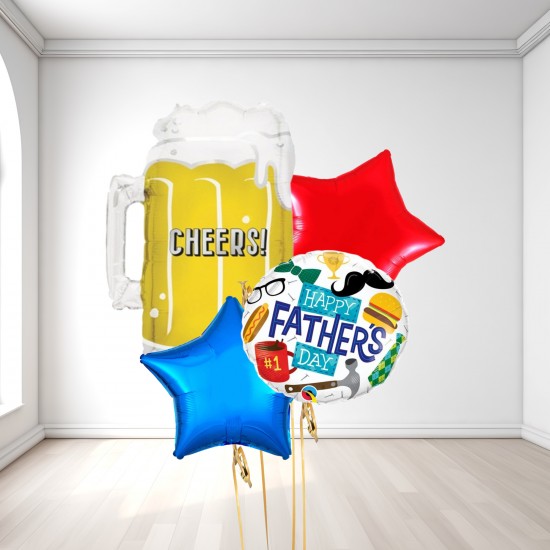 Cheers Happy Father's Day Balloon Bundle