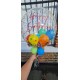 Personalised  Rainbow Bubble Balloon – Custom Message