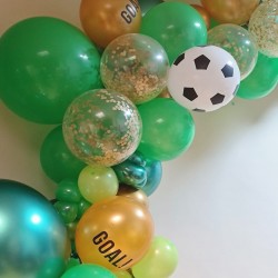 Football Party Balloon Arch Football Party Balloon Arch