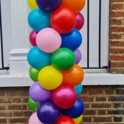 Rainbow Balloon Column Set of  2