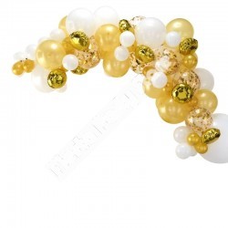 Gold Balloon Arch - Ready To Use