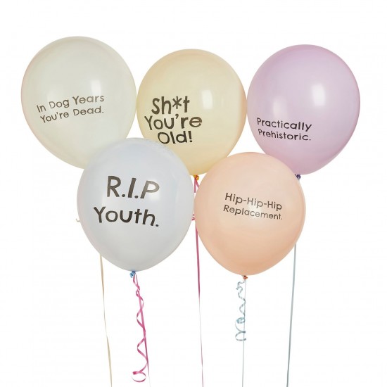 5 Cheeky Birthday Balloons