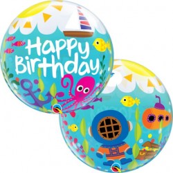Birthday Maritime Fun Bubble Balloon