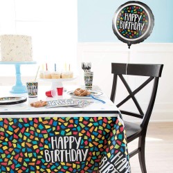 Happy Birthday Mosaic Balloon 18" Happy Birthday Mosaic Balloon 18"