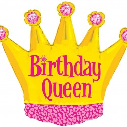 Birthday Queen Foil Balloon 36 inch Birthday Queen Foil Balloon 36 inch