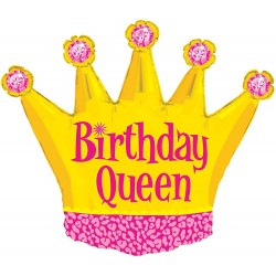 Birthday Queen Foil Balloon 36 inch Birthday Queen Foil Balloon 36 inch