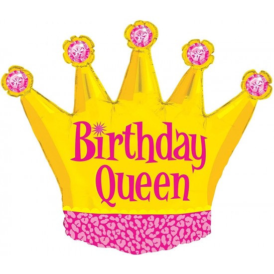 Birthday Queen Foil Balloon 36 inch