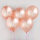 Rose Gold Number 30 Balloons