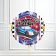 Sports Car Happy Birthday 18 Inch Foil Balloon