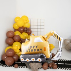 Construction Party Excavator Balloon
