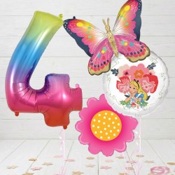 Alice in Wonderland Birthday Balloon Bouquet