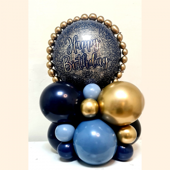 Happy Birthday Freestanding Balloon Centerpiece