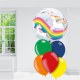 Chocolate Cake Shaped Birthday Balloon