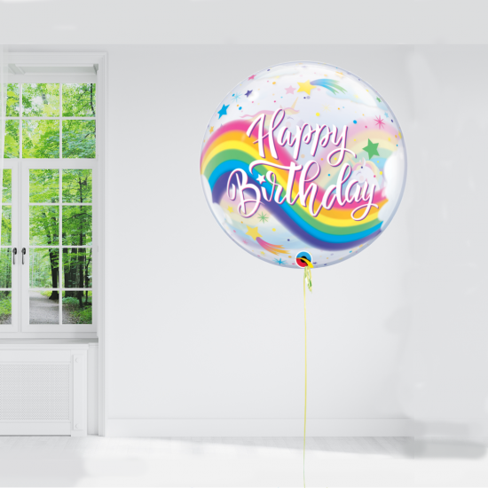 Happy Birthday Rainbow Unicorn Balloon