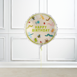 Happy Birthday Bug Hunt Party Foil Balloon