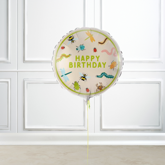 Happy Birthday Bug Party Foil Balloon