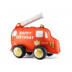 Fire Truck Foil Balloon
