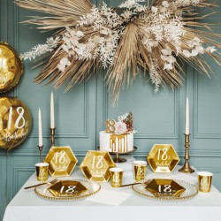 Gold 18th Birthday Foil Balloon