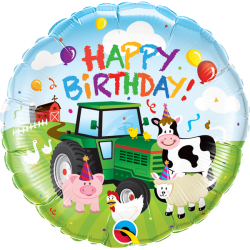 Birthday Barnyard Foil Balloon 