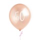 Rose Gold Number 50 Balloons