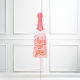 Pink Bottle Foil Balloon