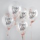 5 Rose Gold 60th Birthday Confetti Balloons