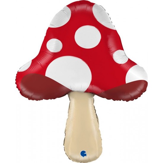 Mushroom Foil Balloon INFLATED