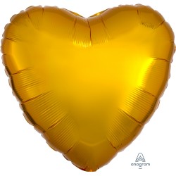 Metallic Gold Heart Balloon Metallic Gold Heart Balloon