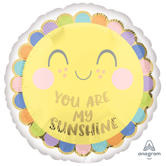 Sweet Baby You're My Sunshine Foil Balloon 18"