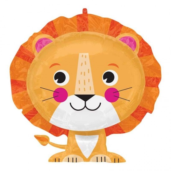 Lion Supershape Foil Balloon - INFLATED