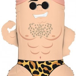 MR. D Adult Humour Foil Balloon - INFLATED