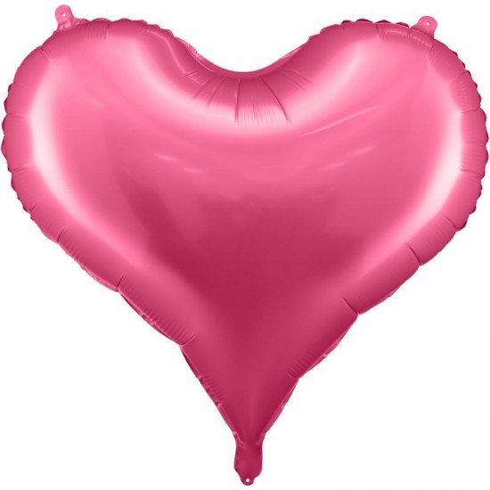 Pink Trendy Heart Foil Balloon - INFLATED Pink Trendy Heart Foil Balloon - INFLATED