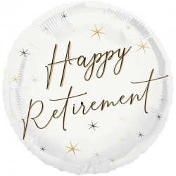 Happy Retirement Foil Balloon  18" - INFLATED Happy Retirement Foil Balloon  18" - INFLATED