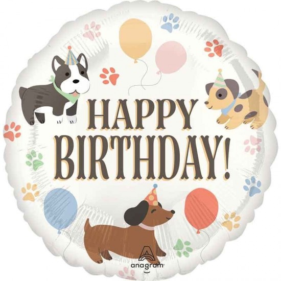 Pawsome Party Foil Balloon - INFLATED
