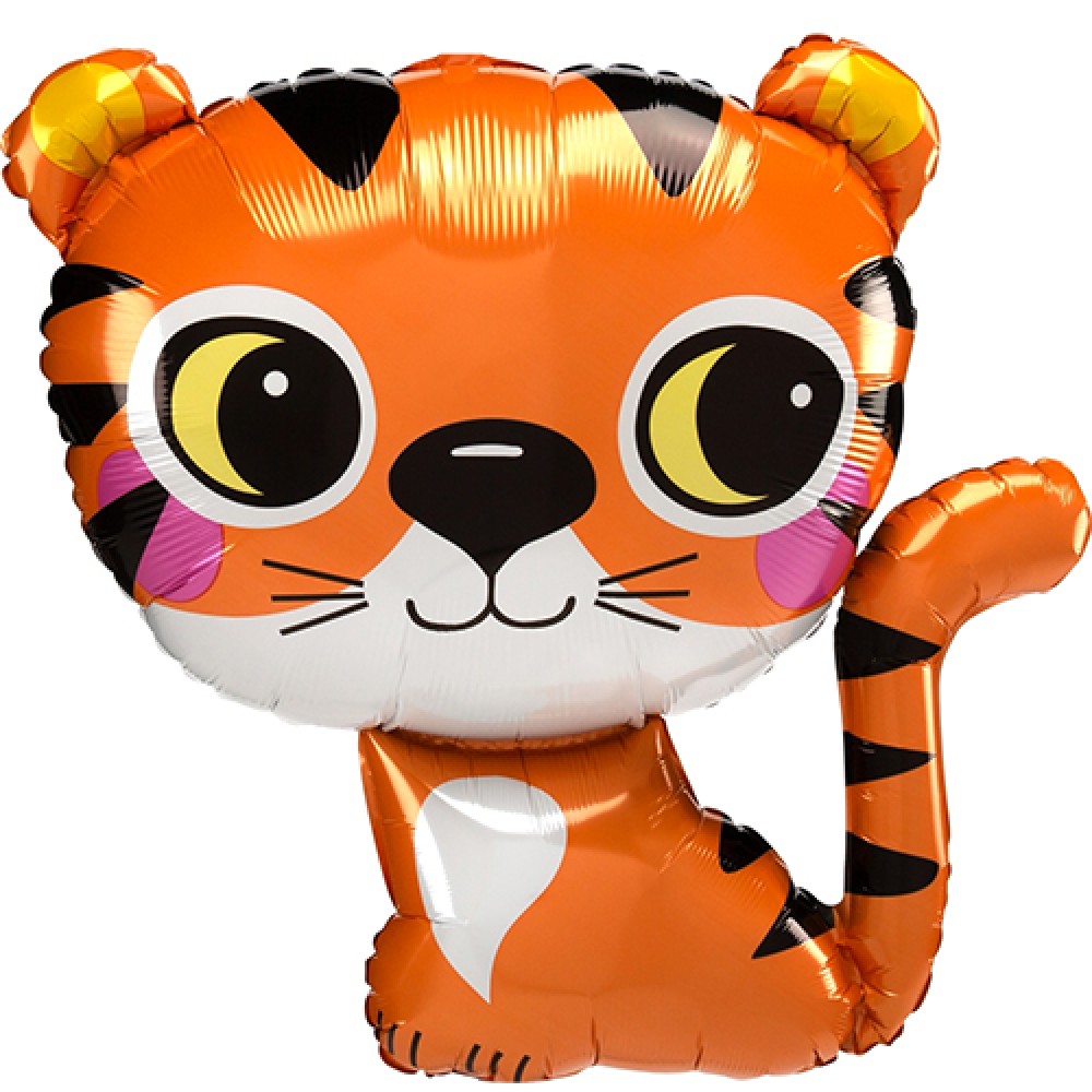 Tiger Super Shape Foil Balloon 25