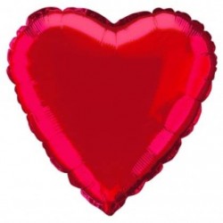 Red Heart Foil Balloon 18"