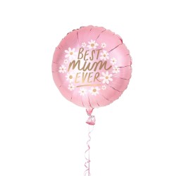 Blush Pink 'Best Mum Ever' Foil 20" Balloon Blush Pink 'Best Mum Ever' Foil 20" Balloon