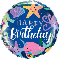Under The Sea  Foil Balloon 18" Under The Sea  Foil Balloon 18"