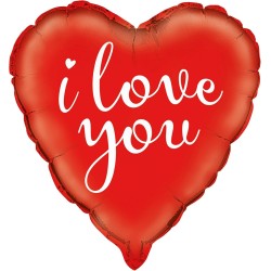 Red Heart "I Love You" Balloon 18 inch Red Heart "I Love You" Balloon 18 inch
