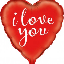 Red Heart "I Love You" Balloon 18 inch Red Heart "I Love You" Balloon 18 inch