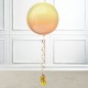 Ombre Yellow & Orange Orbz Balloon