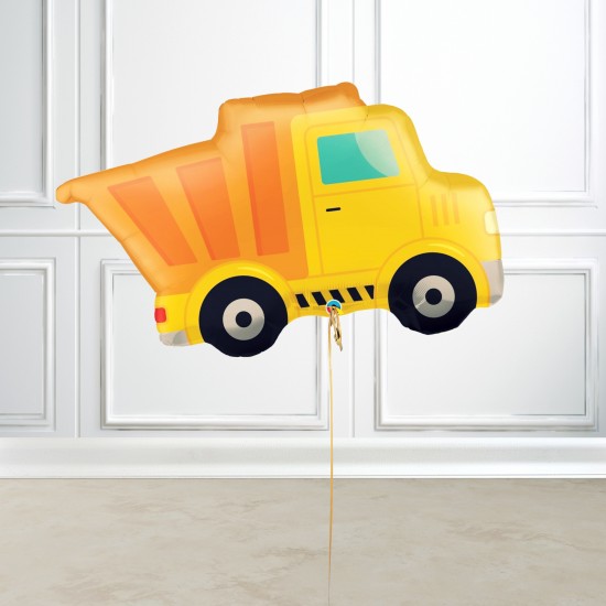 Dump Truck Mylar Foil Balloon 41 Inch