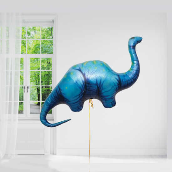 Apatosaurus Dinosaur 51 Inch Supershape Foil Balloon