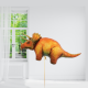 Triceratops Dinosaur 50 Inch Supershape Foil Balloon