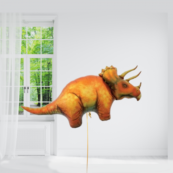 Triceratops Dinosaur 50 Inch Supershape Foil Balloon