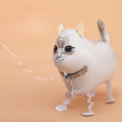 Walking Cat Foil Balloon 