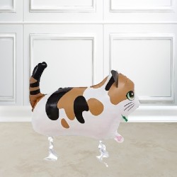 Walking Cat Foil Balloon 
