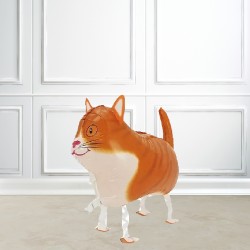 Walking Cat Foil Balloon 