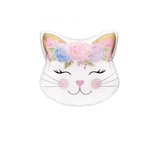 Floral Kitten Balloon Bundle